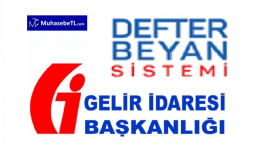 Defter beyan sistemi duyuruları 24.10.2018