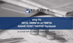 2019 Yılı SMMM ve YMM Ücret Tarifesi Resmi Gazetede Yayımlandı