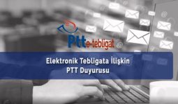 Elektronik Tebligata İlişkin PTT Duyurusu