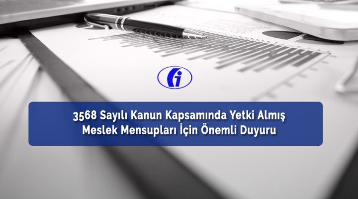 Meslek Mensupları İçin Önemli Duyuru