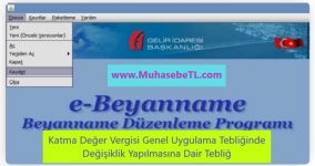 Katma Değer Vergisi Genel Uygulama Tebliğinde Değişiklik Yapılmasına Dair Tebliğ