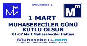 1-7 Mart Muhasebe Haftası Kutlu Olsun