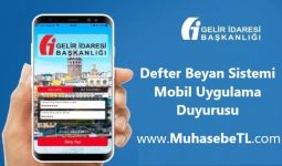Defter Beyan Sistemi Mobil Uygulama Duyurusu