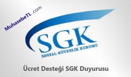 Ücret Desteği SGK Duyurusu