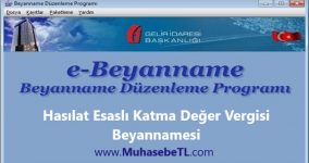 Hasılat Esaslı Katma Değer Vergisi Beyannamesi