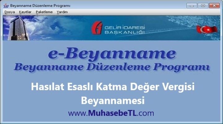 Hasılat Esaslı Katma Değer Vergisi Beyannamesi