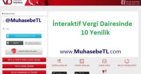 İnteraktif Vergi Dairesinde 10 Yenilik