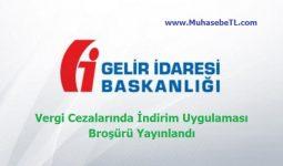 Vergi Cezalarında İndirim Uygulaması Broşürü Yayınlandı