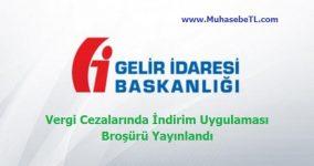 Vergi Cezalarında İndirim Uygulaması Broşürü Yayınlandı