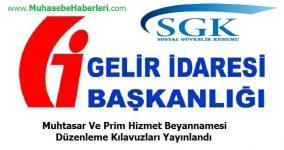 Muhtasar Ve Prim Hizmet Beyannamesi Düzenleme Kılavuzları